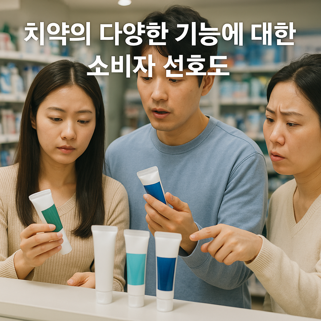 치약의 다양한 기능에 대한 소비자 선호도 Insights