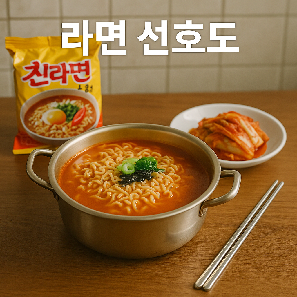 라면 선호도 Insights